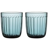 Set besteht aus 2 Gläsern Iittala 1026950 Raami Wassergläser