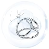 QiKKago Tragbare MäNnliche Edelstahl Anti-Rutsch Ring ZubehöR Mit Verschiedenen GrößEn, Metall Lastlager Ring ZubehöR FüR MäNner Ausdauertraining -Fitness ZubehöR-K + 4 (3 Ringe)