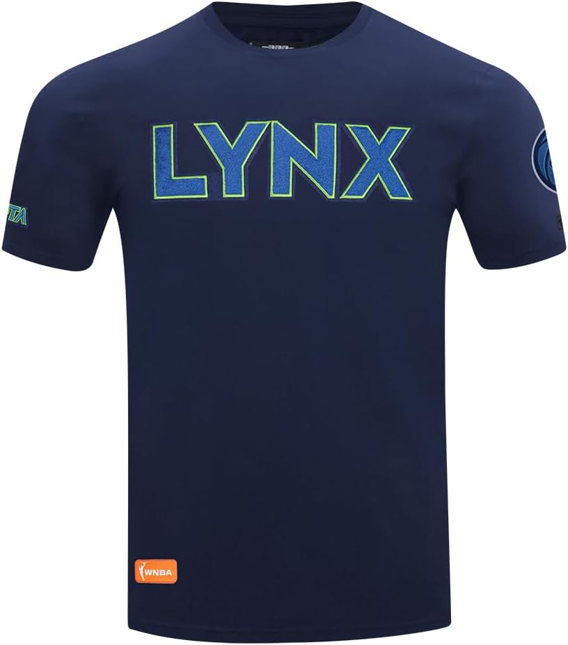 Pro Standard WNBA Mens Mens WNBA Classic Chenille Cotton Short Sleeve Tee