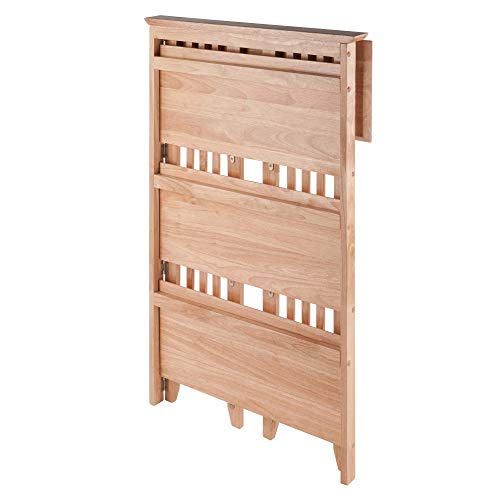 Image of Winsome Mission Beech Wood 4-Tier Shelf, Natural