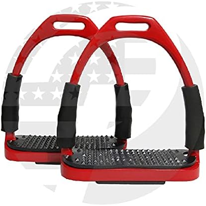 4.75 Inch Horse Stirrups Flexible Safety Stirrups Horse Riding Bendy Stirrups
