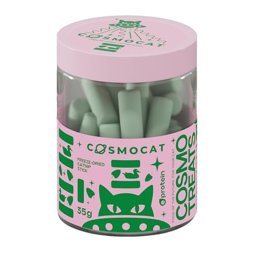 COSMOCAT Cat Freeze Dried Treats Catnip Stick E-Protein Hypoallergenic for Kitten and Cat All Age (35 g)