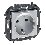 Legrand – LEGRAND Niloé Step Steckdose, 2P+T, 16 A, zusammenstellbar, 