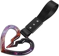 Vista 28 de Q1-TECH, JDM Tsurikawa - Anillo japonés para metro, tren, autobús, mango de coche, correa de mano con mango de corazón roto y correa de mano