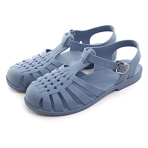 Image of Hee grand Crystal Jelly Heel Sandals for Women Summer Beach Jelly Shoes