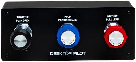 Desktop Pilot - TPM Throttle Box – Upgraded V2 for Flight Simulators
