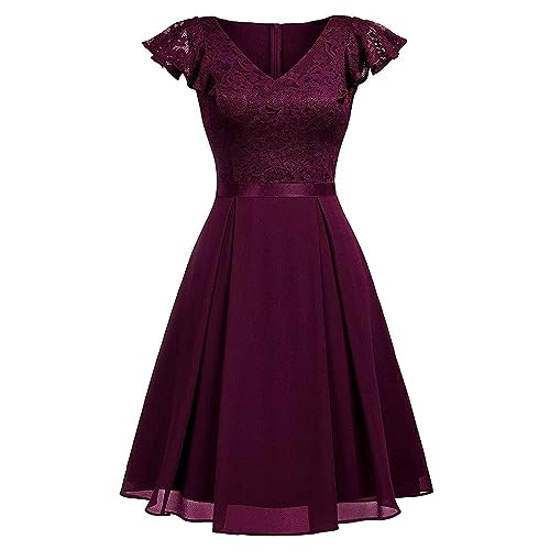 Robe de soirée mi-longue pour un mariage ou une cérémonie romantique - 4