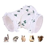 Passages polyvalents pour animaux : Avec des dimensions scientifiquement calibrées, ce tunnel pour petits animaux garantit une utilisation fluide par différents animaux, des hamsters aux petits lapins. Il encourage les activités partagées et enrichit la vie de plusieurs petites bêtes dans un environnement domestique unifié et adaptable.