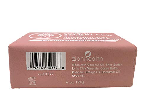 Clay Soap Good Bergamot Rose Zion Health 6 Oz Bar Soap #TOP3