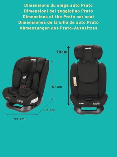 Nania, Silla de coche infantil, evolutiva, I-size, 40-150 cm, gr 0+/1/2/3, (0-36 kg), Evolutiva, desde el nacimiento hasta los 12 años aproximadamente, Reclinable, fijaciones cinturón de seguridad. - imagen 9