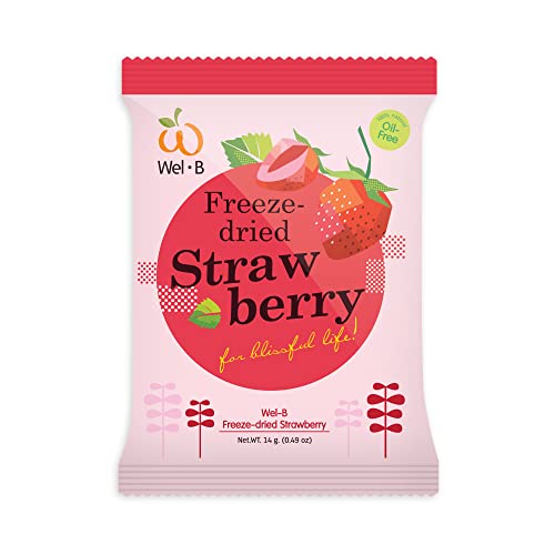 Wel.B Freeze Dried Strawberry Pack of 6