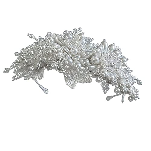 Bridal Headpieces Pérola artesanal Headband Headband cabelo videira de ouro tiara acessórios de cabe
