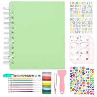 Scrapbook Pour Enfants Album Photo Autocollant 25 Pages Couverture Dure Beige - DIY Album Photo Instantané Avec Accessoires