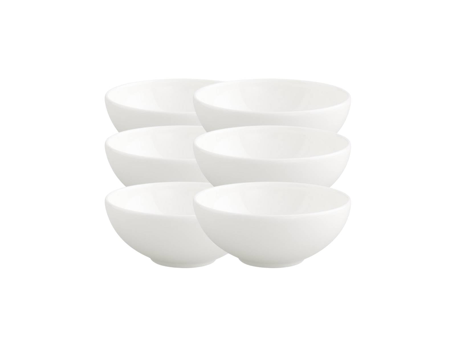 Villeroy & Boch 10-4412-3810 Royal Dessertschale, Porzellan, Weiß, 15.21 x 15.5 x 17.7 cm, 6 Einheiten