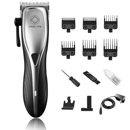 Tondeuse à cheveux ergonomique pour une coupe de cheveux autonome à la maison