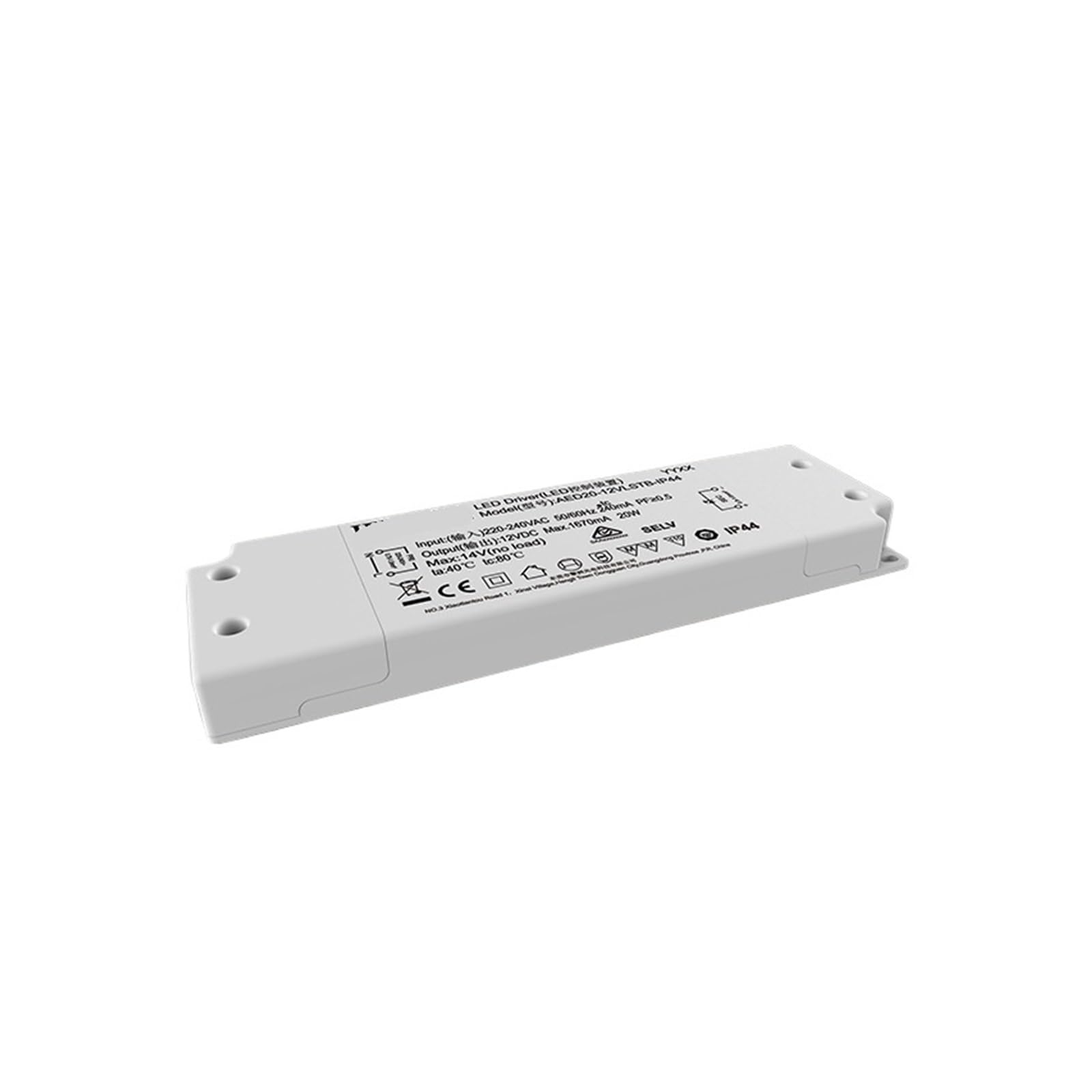 Alimentation 12V20W ultra-mince IP44 : finis les miroirs LED qui clignotent