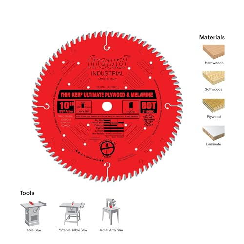 Freud LU79R007: 7-1/4" Thin Kerf Ultimate Plywood & Melamine Blade thumbnail 3