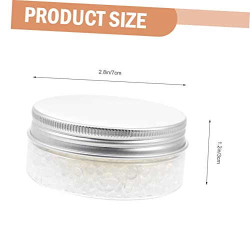 Lurrose 1 Box Transparent Wax Pellets Colorful Decor Scrapbooking Kit Clear Stamp Wax Particles Letter Sealing