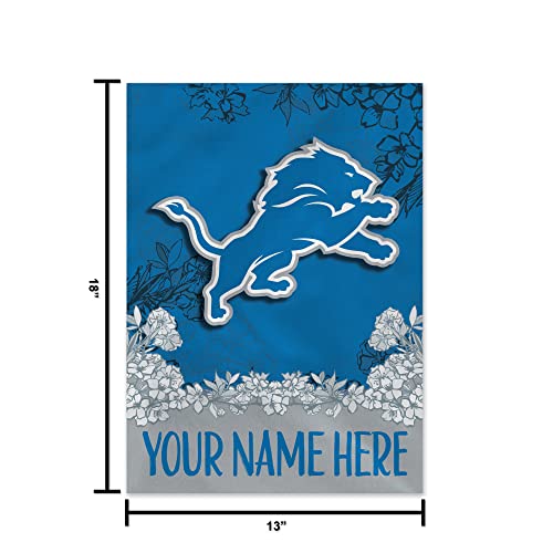 Image of Rico Industries NFL Standard /Primary Personalized 13 inch x 18 inch Double Sided Garden Flag