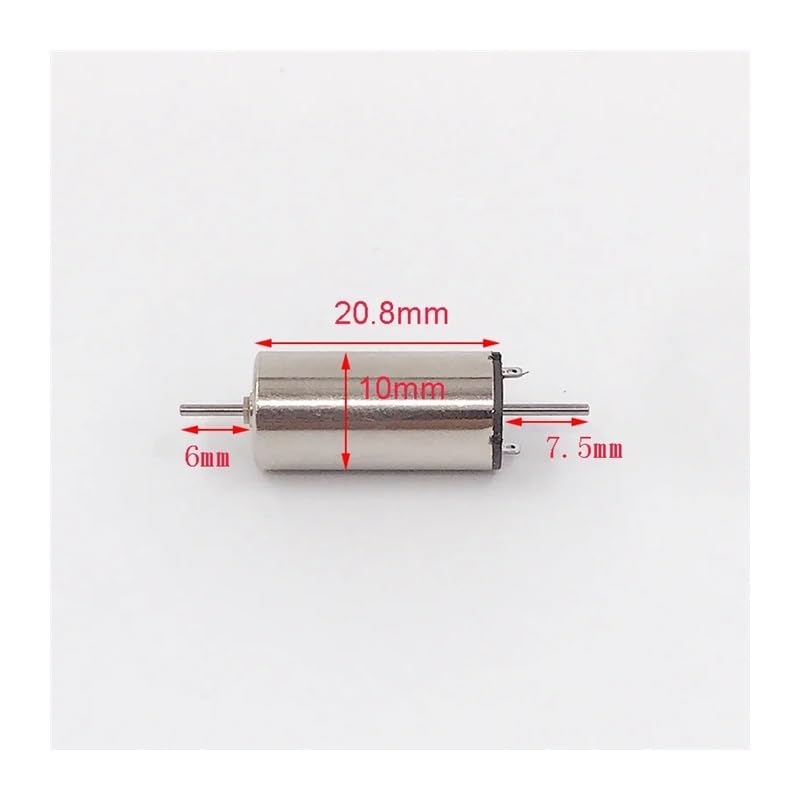 POWTAXBJGD 1020 10mm*20mm Coreless Electronic Starter Dual Shaft Electronic Starter DC 12V 13000rpm High Speed Engine DIY Toy Train