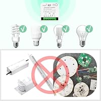 Kabelloser Dimmer Funk Lichtschalter Mit Fernbedienung, Tedeligo AC230V Dimmbare Schaltersteuerung Für LED Und Halogen 10W–150W, Kompatibel Mit Wandpaneel-Dimmerschaltern (kein WLAN Erforderlich) – Ansicht 5