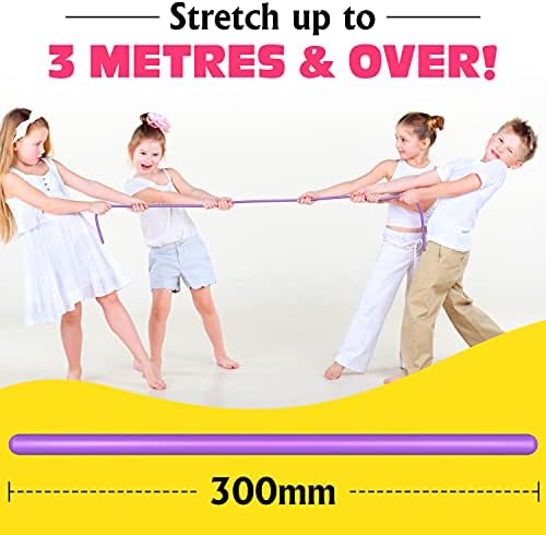 iMedic 12pcs Pop Tubes - Fidget Toys Pack - Sensory Fidget Toys & 12pcs Stretchy Strings - Monkey Noodles Fidget Toy - Fiddle Toys - Sensory Fidget Toys For Children or Adults