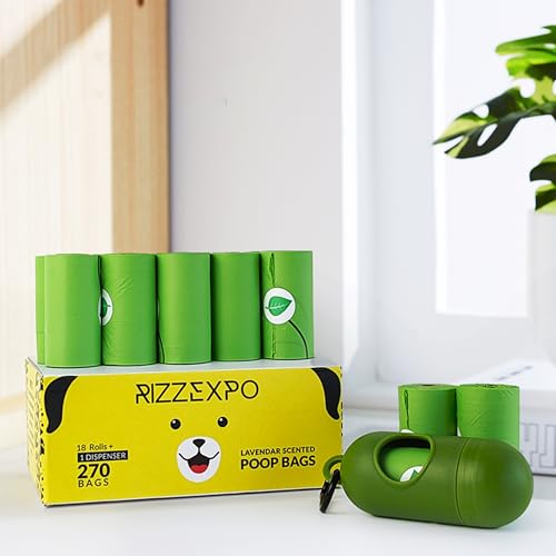 Dog-Poop-Bags-Guaranteed-Leak-Proof-and-Extra-Thick-Waste-Bag-Refill-Rolls-For-Dogs-Dog-Waste-Bags-With-Dispenser-and-Leash-Clip-270-Count-18-Rolls1-Dispenser Dog Poop Bags Guaranteed Leak Proof and Extra Thick Waste Bag Refill Rolls For Dogs Dog Waste Bags With Dispenser and Leash Clip 270 Count 18 Rolls1 Dispenser