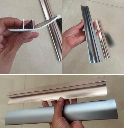 Reductor de juntas de aluminio dorado con acabado premium de alta duración 3