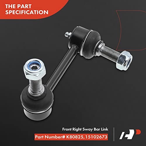A-Premium Set Of 4, Front & Rear Sway Bar Links Kit Stabilizer Bar Links Compatible With Chevrolet Trailblazer (Ext), Ssr, Envoy (Xl/Xuv), Buick Rainier, Saab 9-7X, Isuzu Ascender, Oldsmobile Bravada #TOP5