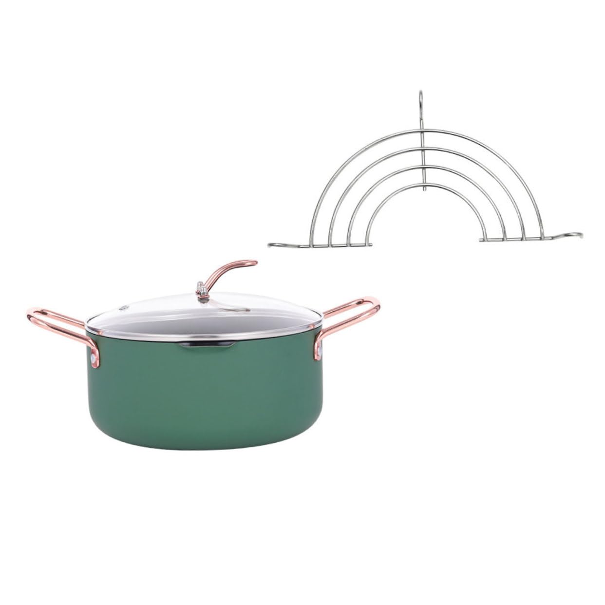 Olla Multiusos para Cocinar Alimentos para Bebés Olla para Sopa Sartén Juego de Utensilios de Cocina para El Hogar Y El Hotel