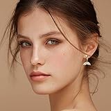 Orejeras perforadas para mujer, aretes, protegen tus orejas. Estos aretes hipoalergénicos para orejas sensibles para mujer no ponen tus orejas verdes, protegen y mantienen tus orejas cómodas.