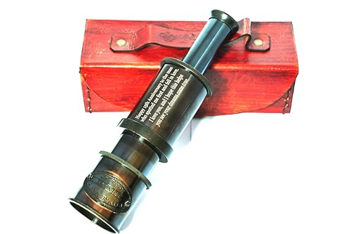 Personalized Working Telescope, Engraved Telescope, Pirates Spyglass, Boating Gift, Graduation Gifts for Husband - Thumbnail 2