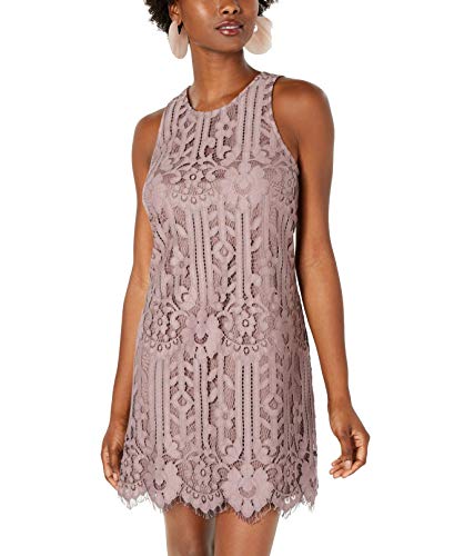 Speechless Womens Lace Sleeveless Cocktail Dress Purple Xs #TOP29