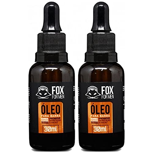 Óleo Para Barba Fox For Men 30ml Caixa Com 2 Unidades