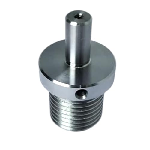 Tailstock Wood Lathe Chuck Adapter 1/2″ Straight Shank to 1″ × 8 TPI | Precision Remounting & Alignment Tool | Live & Dead Centre Compatible