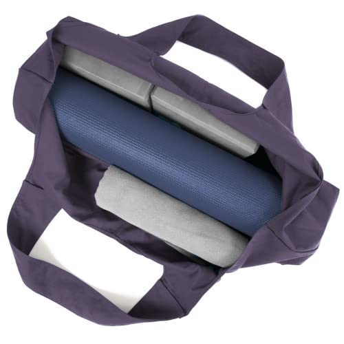 Yogiii Large Yoga Mat Carrier | The Original Yogiiitotepro Yoga Mat Bag | Yoga Bag For Mat And Blocks | Fits Most Size Mats (Imperial Purple) #TOP3