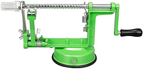 Neez Apple Peeler - Fruit Corer Remover Slicer Cutter Spiral & Peelers, Potato and Vegetable Stainless Steel Peeling Machine for Kitchen