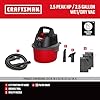CRAFTSMAN CMXEVBE17250 2.5 Gallon 2.5 Peak HP Wet Dry Vac, Portable Shop Vacuum Wet and Dry with 4 Filter Bags, Hose and Attachments for Cleaning in the Home #2
