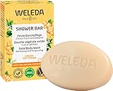 WELEDA Bio Festes Duschgel Ingwer & Petitgrain – feste Naturkosmetik Dusche mit Bio Sheabutter...