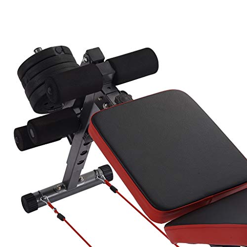 Vin Adjustable Weight Bench Full Body Workout Barbell Lifting Roman Chair Flat/Incline Fitness For Home Gym #TOP3