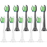 Ofashu Cabezales de Recambio Cepillos compatible con Philips Sonicare DiamondClean HealthyWhite FlexCare Platinum EasyClean HydroClean PowerUp 9000 Set de 10