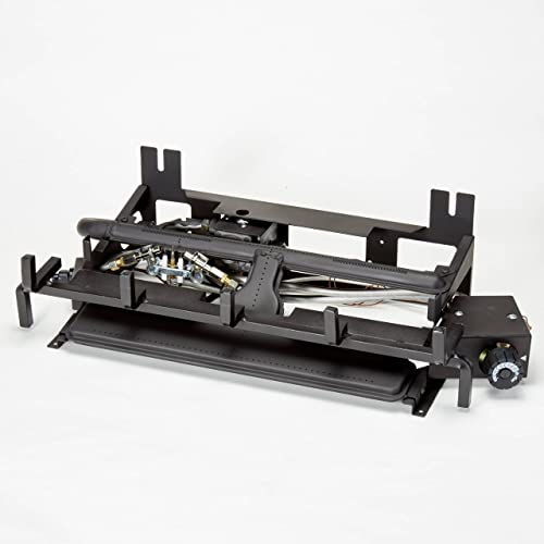 Duluth Forge Ventless Dual Fuel Log Set - 24 In. Split Red Oak 33,000 Btu - T-Stat Control #TOP4