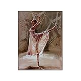 Posters Elegant Girl Dance Wall Art Ballet Dance Studio Poster Dancer Oil Painting Canvas Prints for