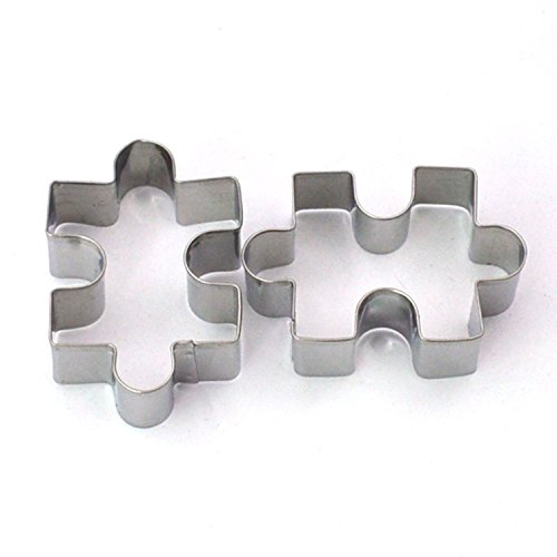Gxhuang Game Puzzles Cookie Cutter Set - 2Pieces - Stainless Steel #TOP1