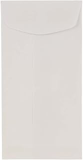 JAM PAPER Monarch Policy 8 Glove Envelopes - 3 7/8 x 7 1/2 - White - Bulk 250/Box