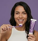 Janina Ultra White 75ml Diamond Lasting White Toothpaste | Natural Fruit Enzyme Whitening | Stain Removal & Plaque Control | High Gloss Shine | Vegan & Cruelty Free - Image 4