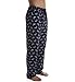 Nautica Men's Bass Print Sueded Jersey Pant