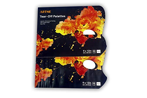 EXERZ – Pacote com 2-36 folhas/paleta de descarte de papel 23 x 20,5 cm/50 g/m² de papel revestido c