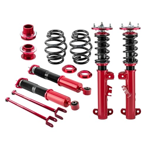 Car Shock Absorbers Compatible With Saab For 9-2x Gga Gge 2005 2006 2007 Auto Parts Height Adjustable Shocks Replacement Auto Accessories(Blue)