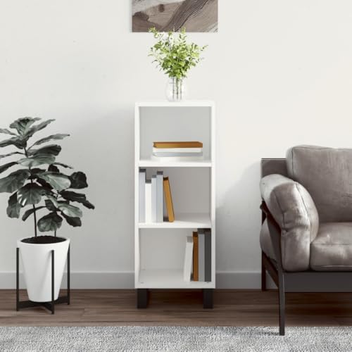 Armario moderno blanco de madera con herrajes metálicos estables duraderos 3